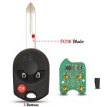 Ford 3 Button Remote Head Key 2005-2013 for OUCD6000022